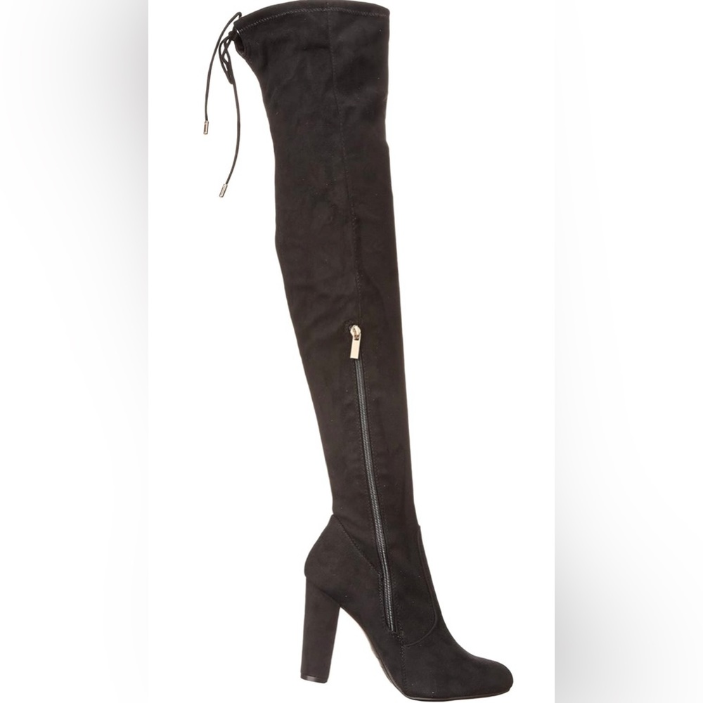 NIB Journee Collection Women's Faux Suede Knee Boots Size 9 - Picture 4 of 6